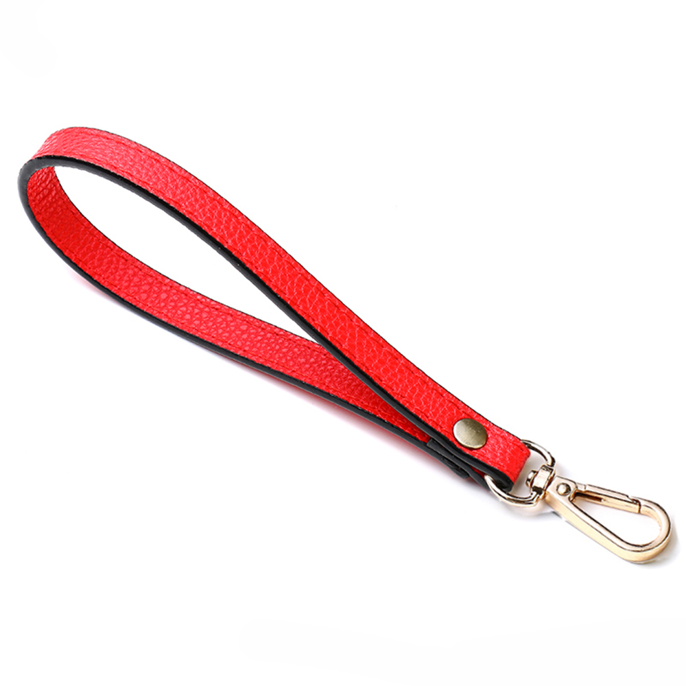 1 Pcs Simple Strap Clutch All-Match Solid Wrist Wallet Bag Belt Handle Women Simple Wallets Clutches Straps Keychain Accessories