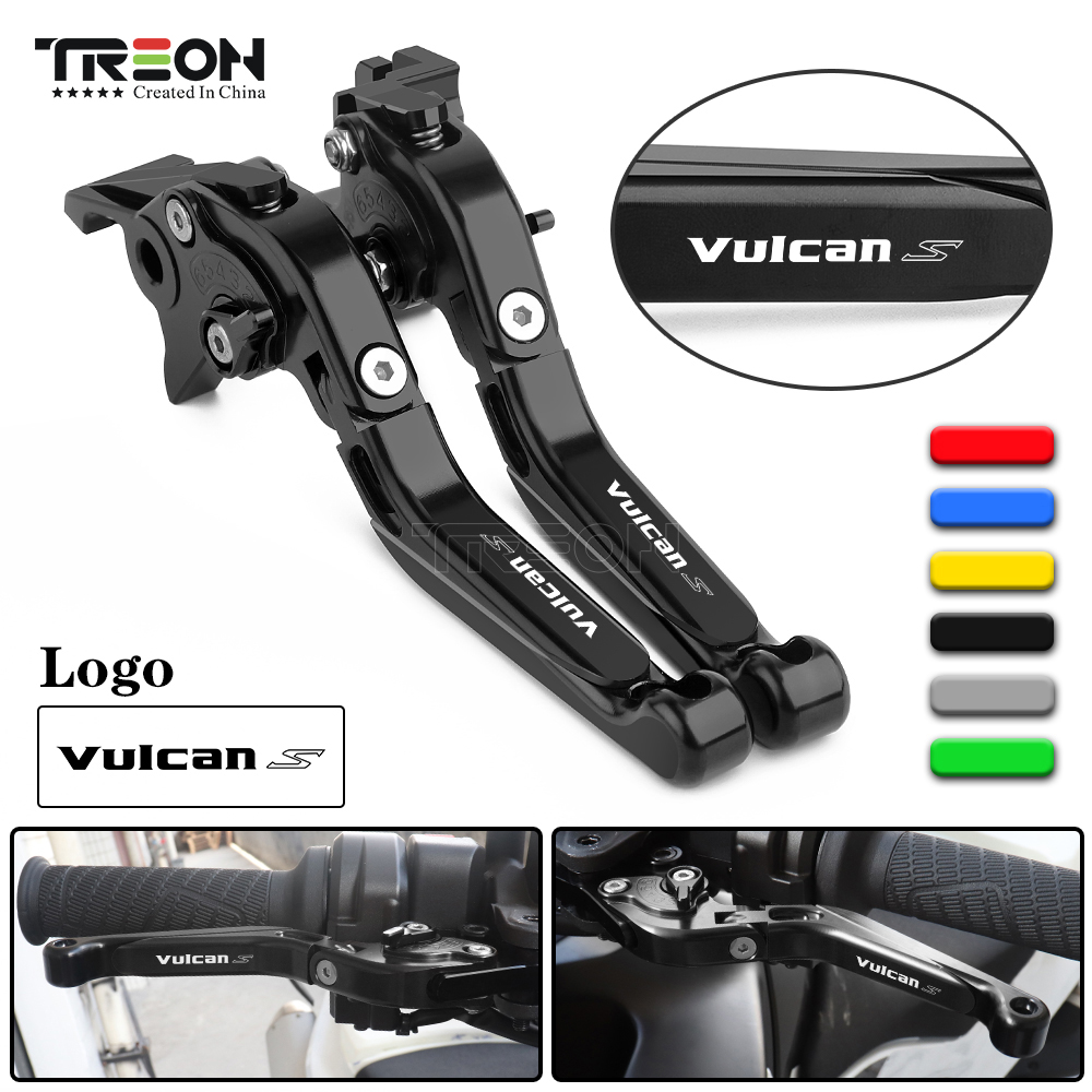 Untuk KAWASAKI VULCAN S 650 VN VN650 2015-2017 2018 2019 Sepeda Motor Dapat Dilipat Kopling Rem CNC Tuas Aluminium