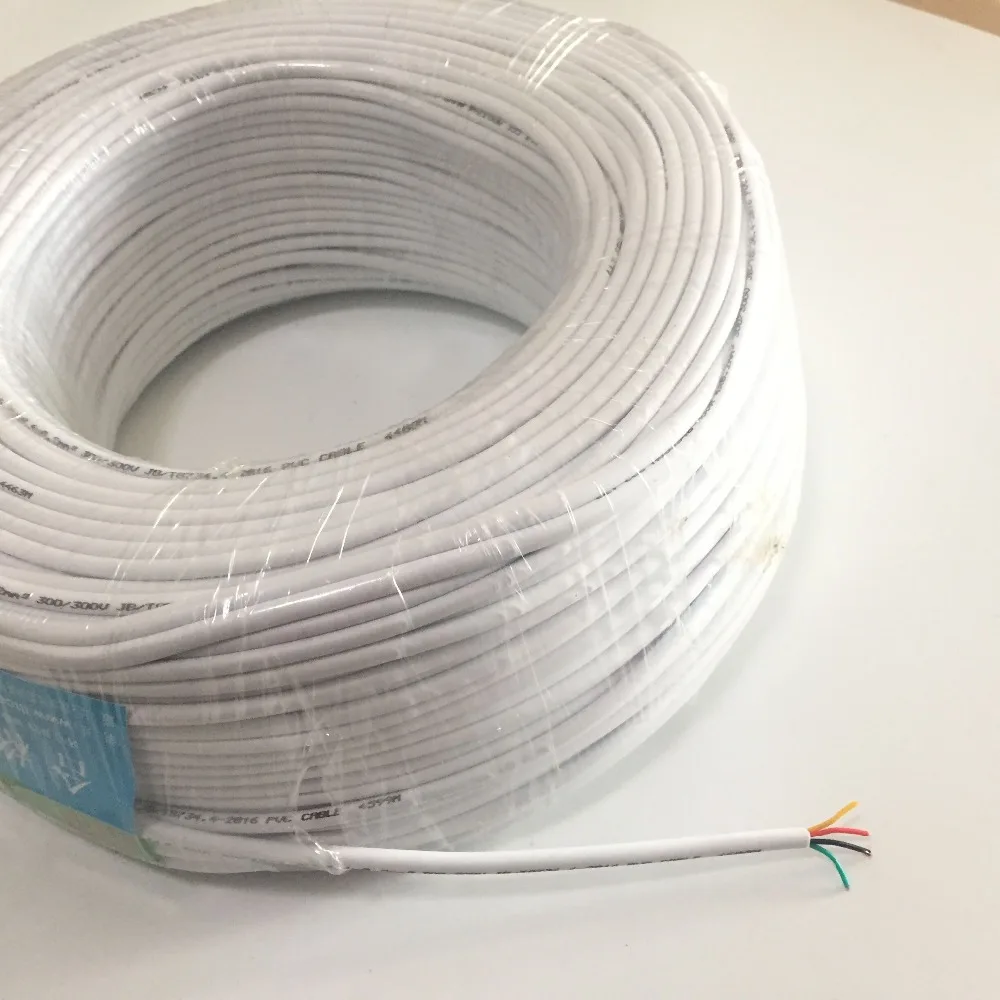 30M 0.2x 4P 4 wire cable 30M 40M for video intercom Color Video Door Phone doorbell wired Intercom cable