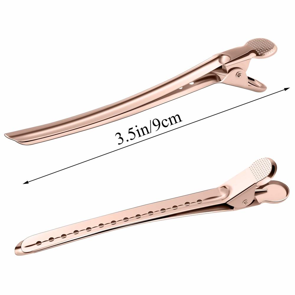 Aço inoxidável Hair Care Clips, Cabeleireiro Seccionamento Clips, Clips para Barber, Hair Cut Use, Styling Tools, 5 pcs, 10pcs