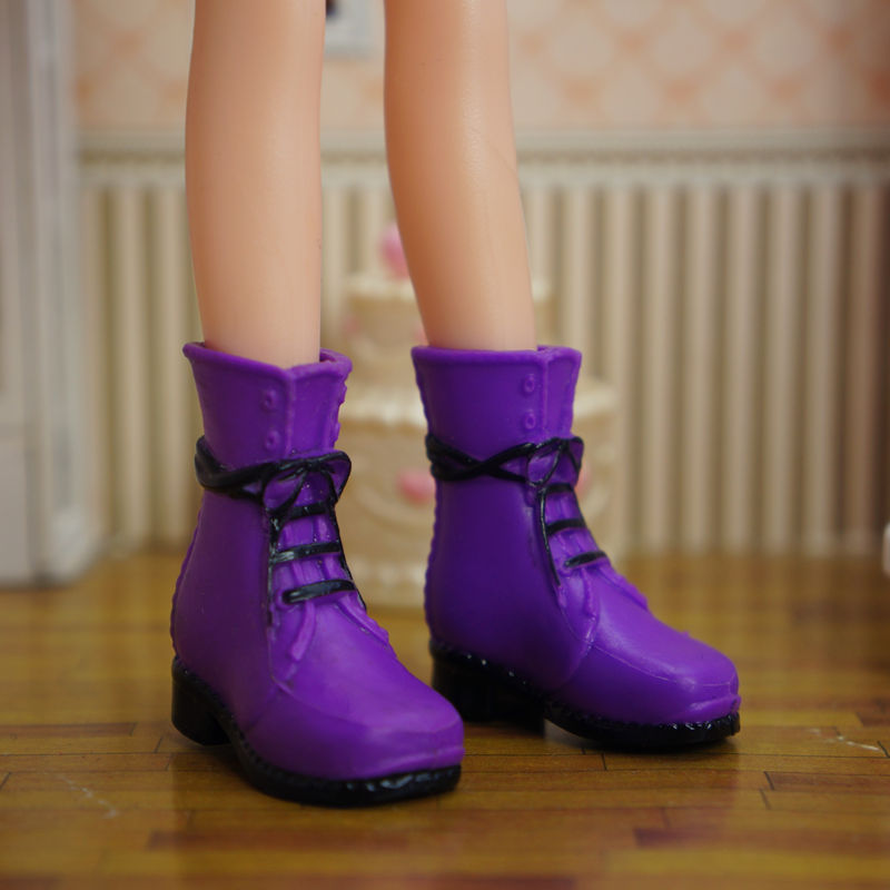 Licca – chaussures de poupée, sandales, bottes originales colorées, accessoires mignons, chaussures de Skate, rouge, noir, rose, marron