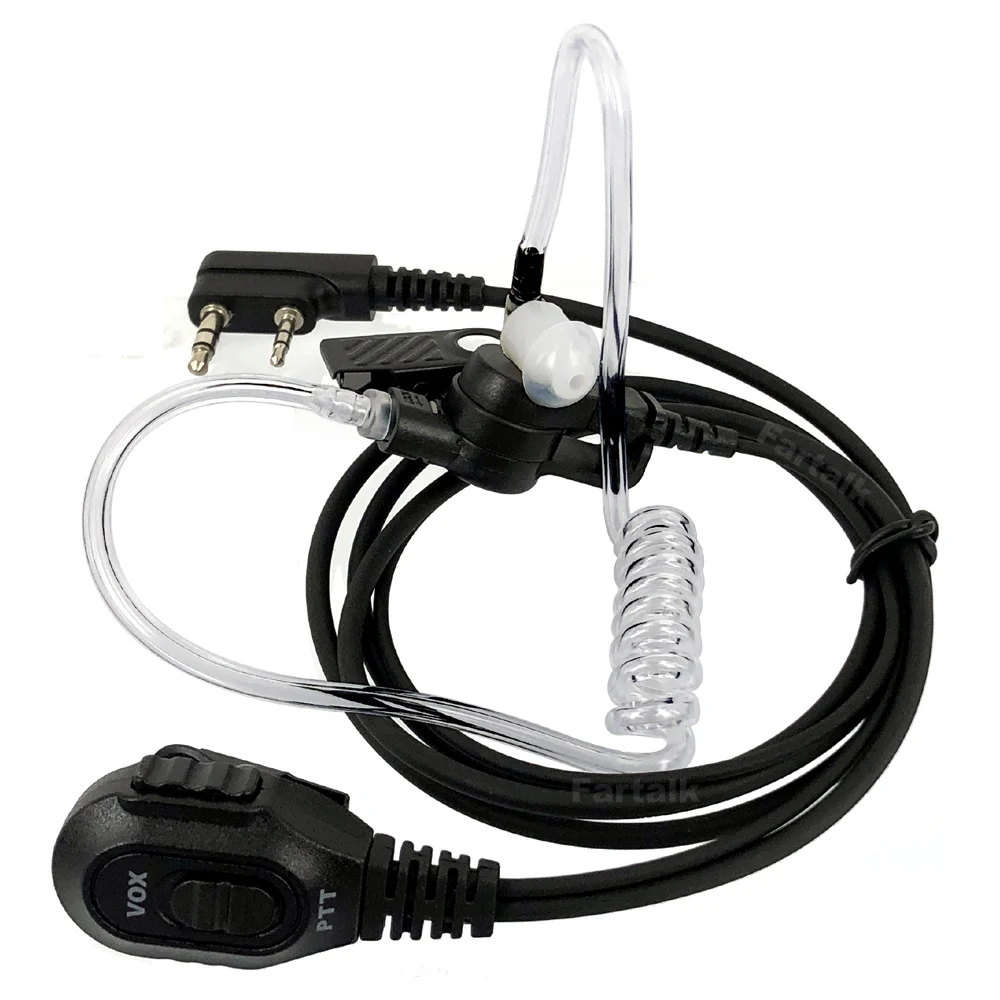 VOX-auriculares con micrófono para walkie-talkie, cascos con micrófono para Baofeng UV-5r, BF-888S, UV-10R, BF-X3, UV5R, DM-5R, UV-S9, MD-380 Plus, TYT, DM-8HX, MD-390