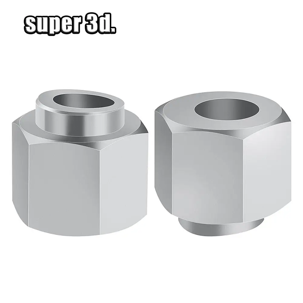 5/10Pc 3D Máy In Openbuilds Lập Dị Không Gian Siêu Tốc V Bánh Xe Lập Dị Cột Cô Lập Vít Đai Ốc V-Khe Cắm Lỗ Khoan 5MM Tự Làm Các Bộ Phận