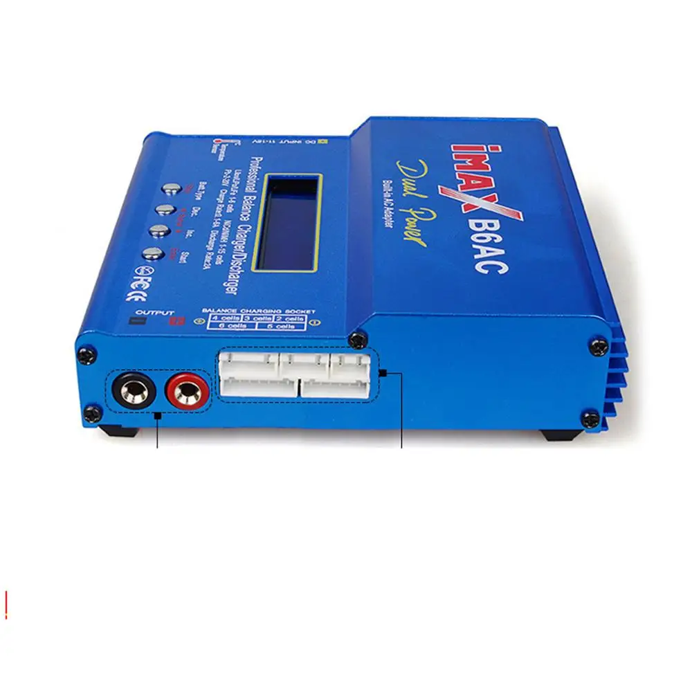 IMax B6 AC 80W RC Ladegerät B6AC Lipo NiMh Li-Ion Nicd Akku Balance Ladegerät Digital LCD RC Entlader mit 15V/6A für RC Drone