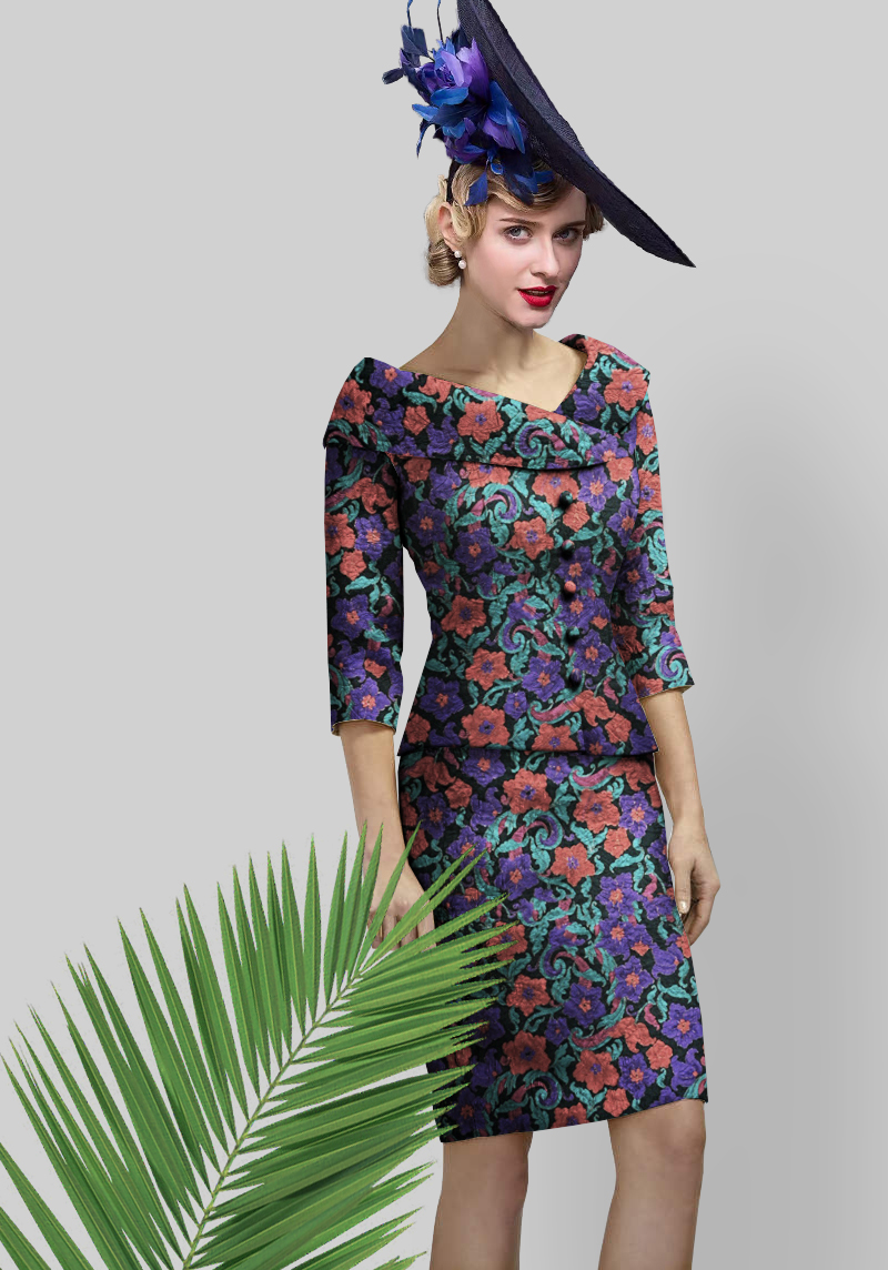 Tailor Shop แม่สำหรับงานแต่งงานแม่ของชุดเจ้าสาวสีเหลืองซีดผ้าเสื้อและกระโปรงของ Mother Bride ชุด