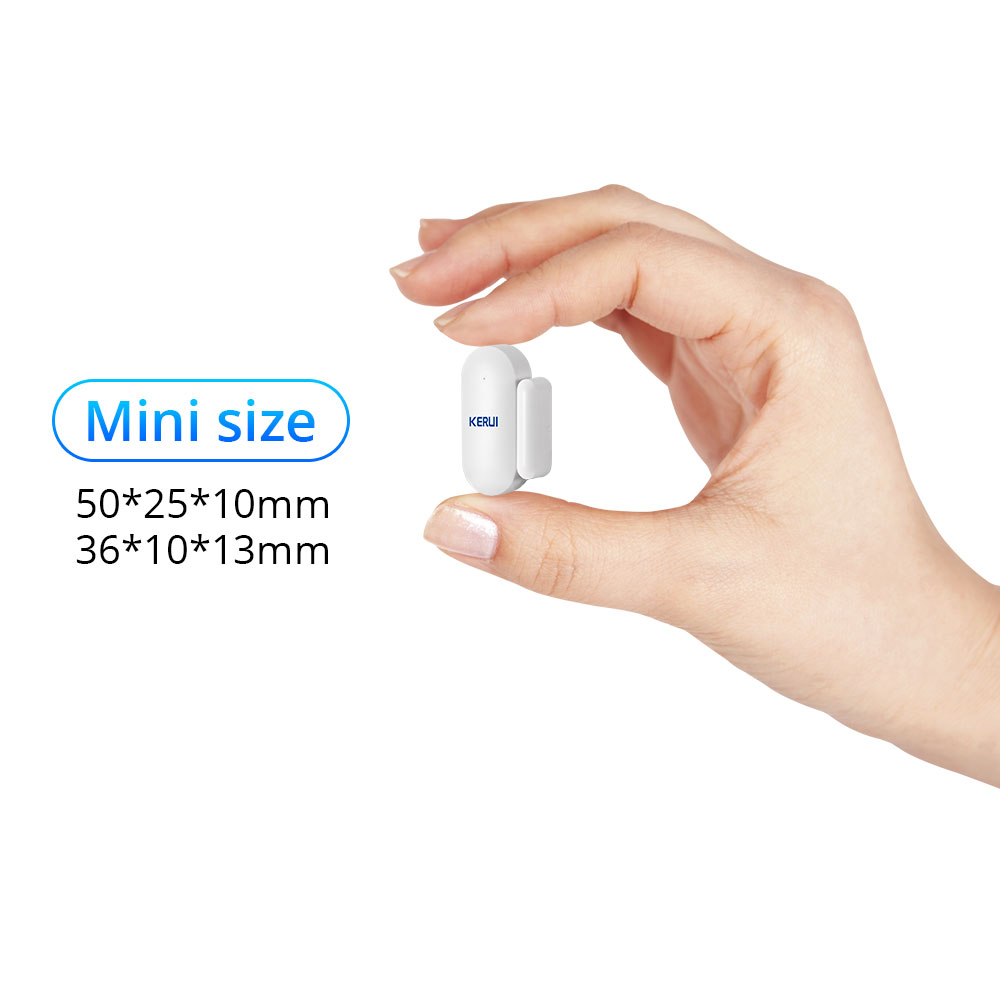 KERUI Wireless Mini Small Micro Door Sensor Home Security Door Window Sensor Detector Anti-Tamper For GSM WIFI Alarm System