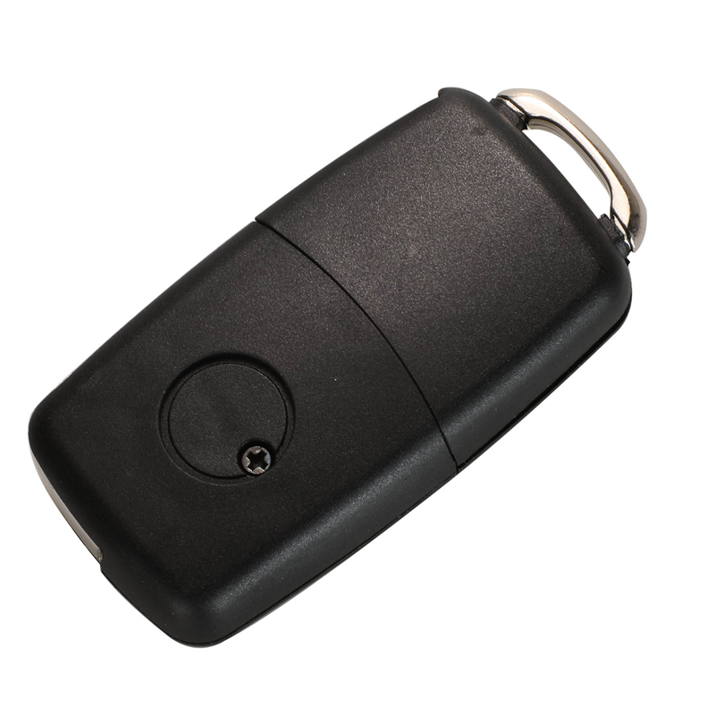 jingyuqin 3 Buttons Remote Car Key Flip Folding Key Shell Case For Volkswagen Vw Jetta Golf Passat Beetle Skoda Seat Polo B5