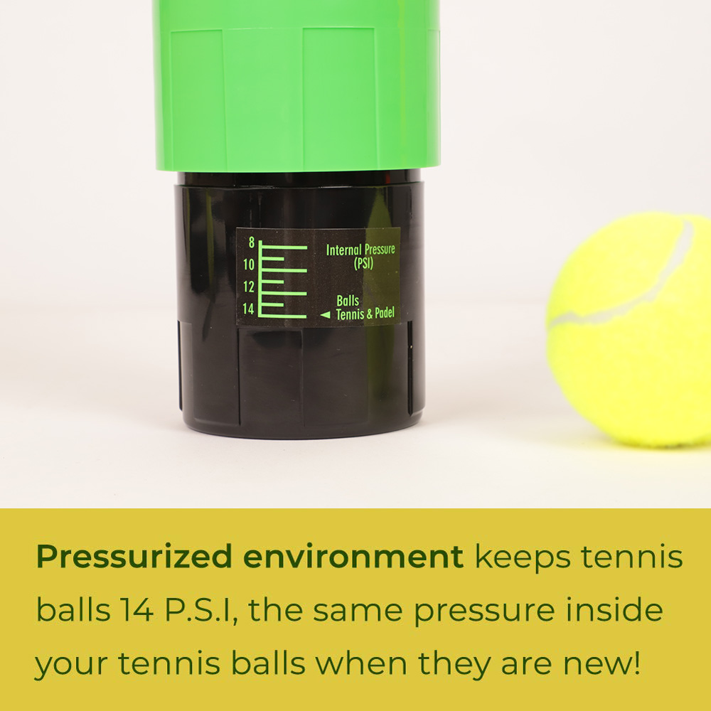 Tennis Ball Saver - ที่เก็บลูกเทนนิสแบบแรงดันที่ช่วยให้ลูกเด้งเหมือนใหม่