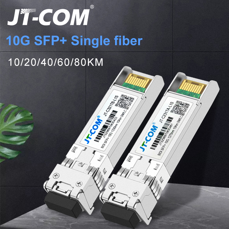 10G BIDI 10/20/40 KM moduł SFP SM LC 1270/1330nm Gigabit jednomodowy pojedynczy nadajnik-odbiornik światłowodowy kompatybilny z przełącznika Cisco