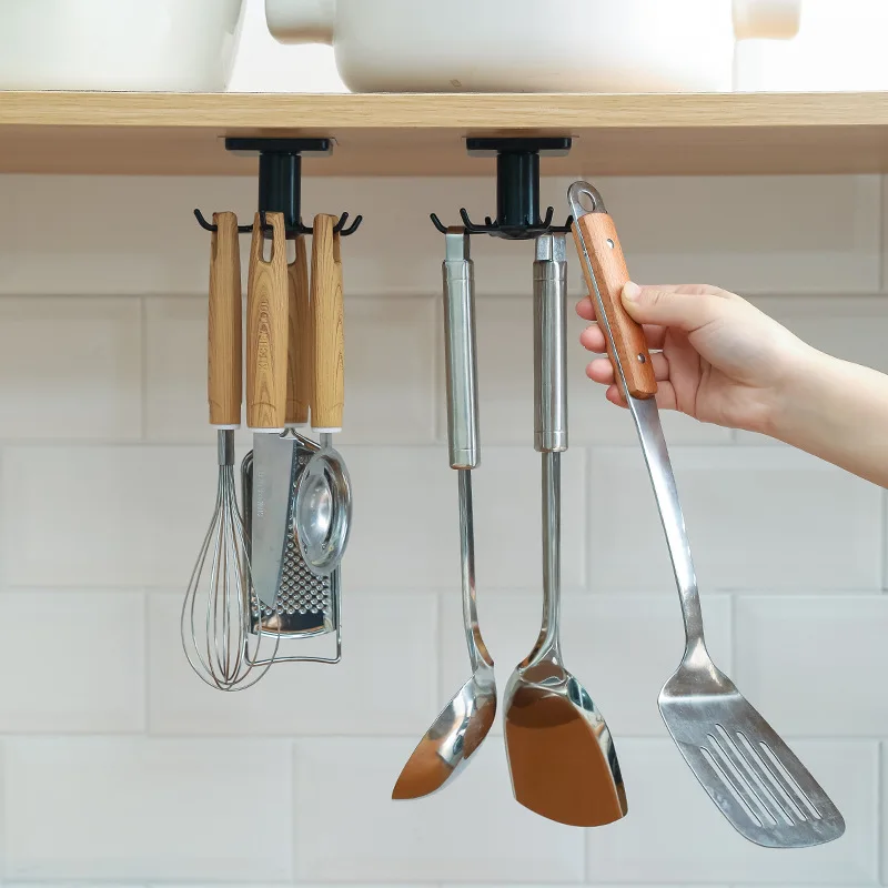 Móc Nhà Bếp Phòng Tắm, Móc Treo Tường Món Ăn Sấy Gác Cho Nắp Nấu Phụ Kiện Tủ Bảo Quản Tủ Kệ