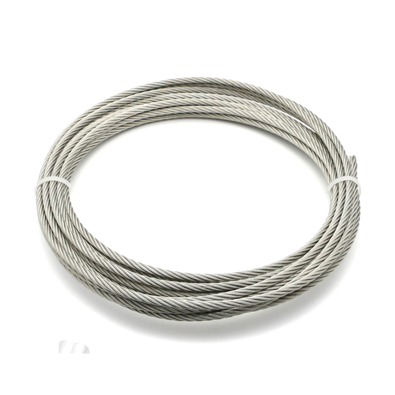 100 Meters 0.6/0.8/1/1.2/1.5mm 2mm 304 Stainless Steel Stranded wire Bare Rope lifting Cable line Rustproof 7*7 Structure