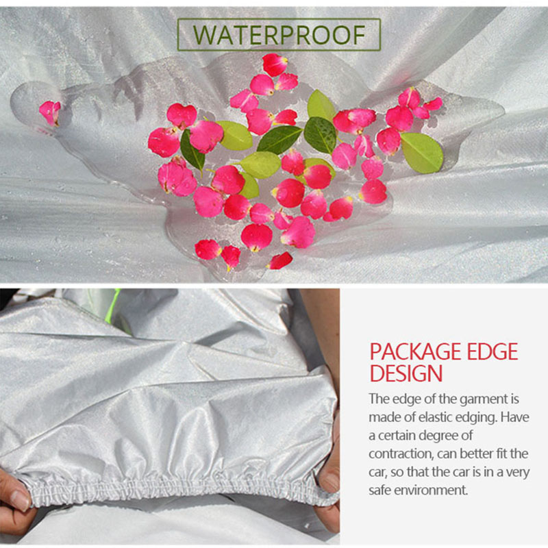 Seametal capa completa para carro, interior e exterior, proteção contra o sol, à prova de poeira, anti uv, universal para sedan, suv