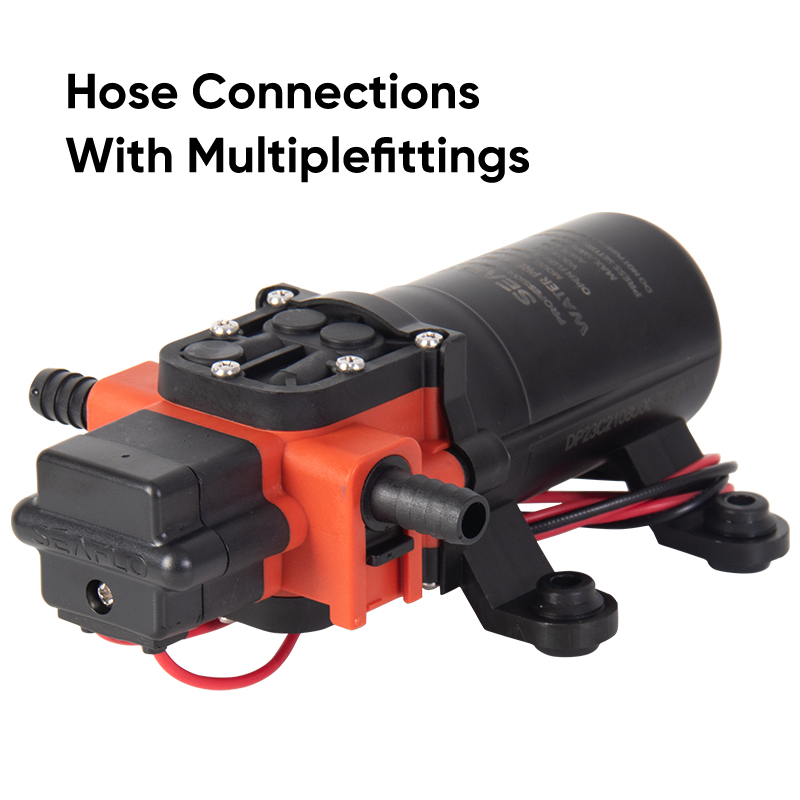 Seaflo 40 psi 12 12vマリンウォーターポンプダイヤフラムポンプボートアクセサリーシャワートイレ