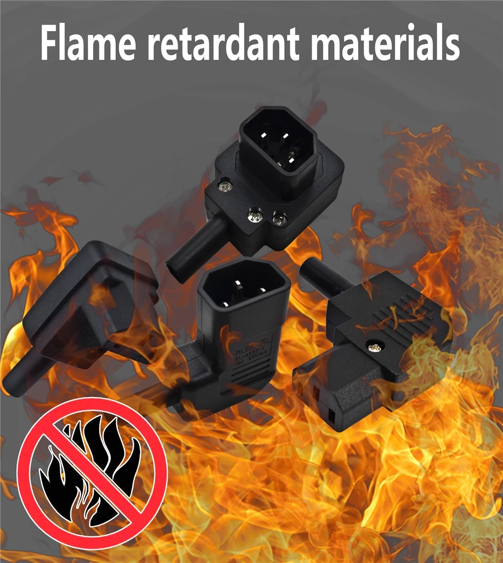 250v 10a Ellenbogen 90 ° IEC320 C13 C14 PDU UPS verdrahtete steckdose montieren installieren stecker elektrische Panel Buchse AC buchse Stecker