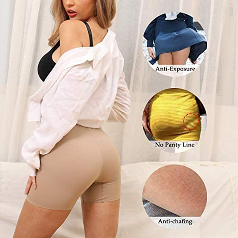 Bragas moldeadoras más delgadas para el muslo para mujer, pantalones cortos antideslizantes, faja ceñidora con Control de barriga de cintura alta, moldeador de cuerpo sin costuras