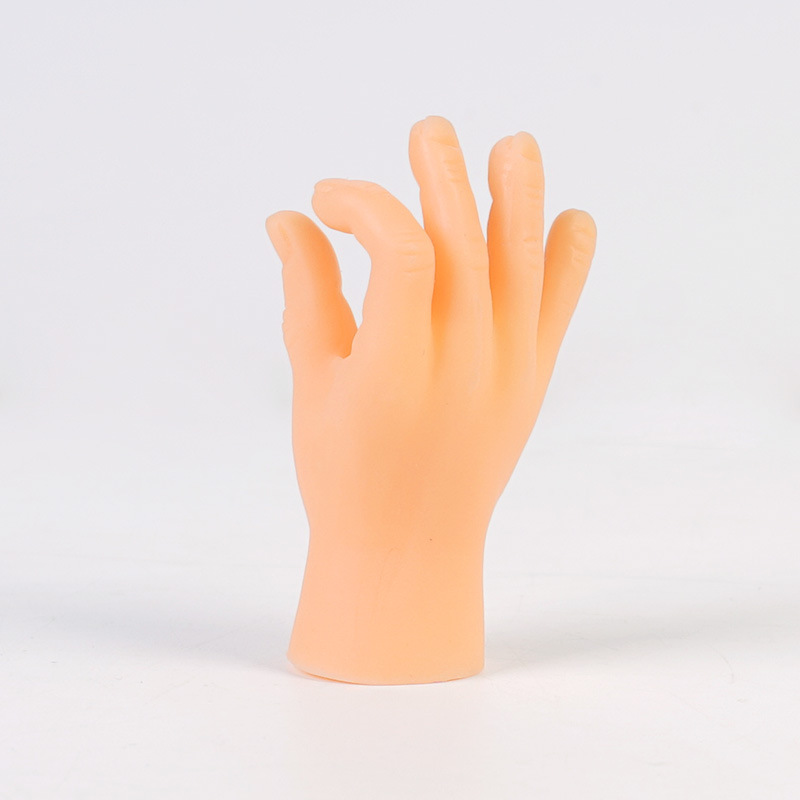1Pcs การจำลองเล็กๆตลกมินิมือเท้าแขนซิลิโคนหุ่นมือนวนิยาย Prank ของเล่น Tease Cat props