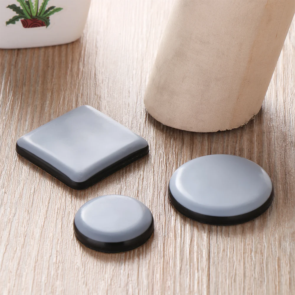 4Pcs Selbst-Adhesive Anti-abrieb Möbel Bein Slider Pads Boden Protector Einfach Bewegen Schweren Tisch Sofa Slider matte Stuhl Armaturen