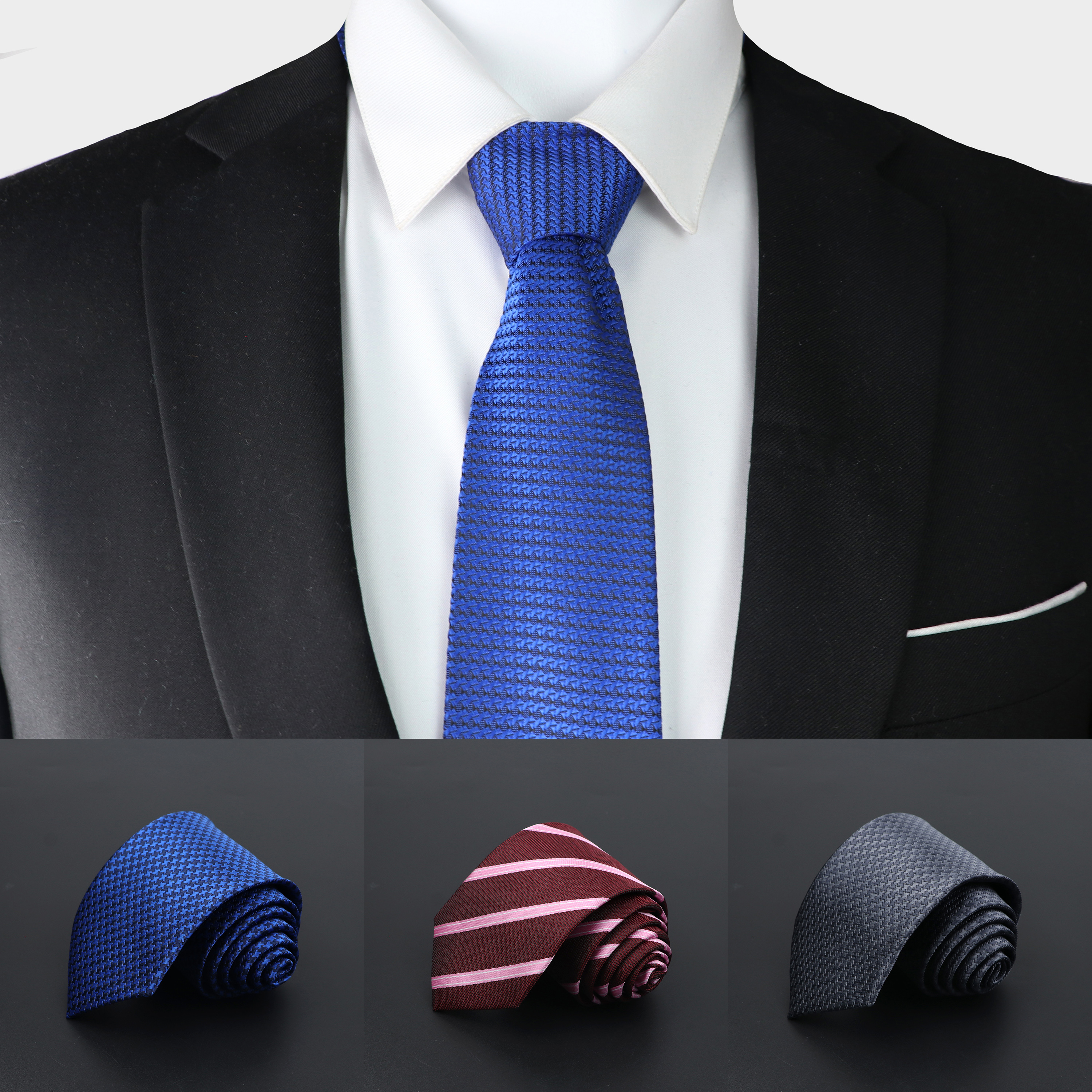 Nam Quan Hệ Đồng Màu Cổ Sọc Hoa Hoa 7Cm Dạ Nỉ Cà Vạt Phụ Kiện Hàng Ngày Cravat Bản Tiệc Cưới Quà Tặng dành Cho Người Đàn Ông