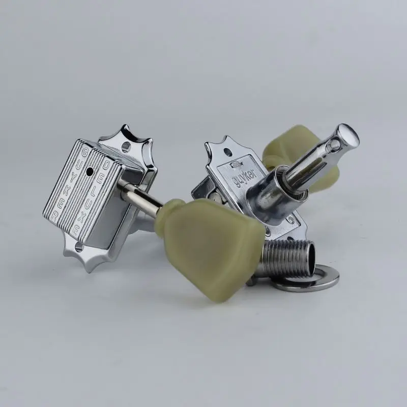 1 комплект Guyker Deluxe Vintage 135 Keystone в винтажном стиле, гитарная машинная головка, тюнеры для леспулы, гитарный никель/хром