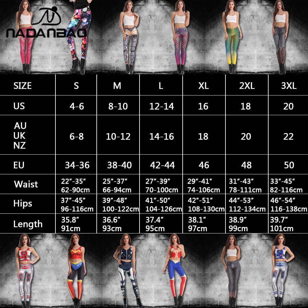 Женские длинные трикотажные леггинсы с цифровым принтом, 8 узоров