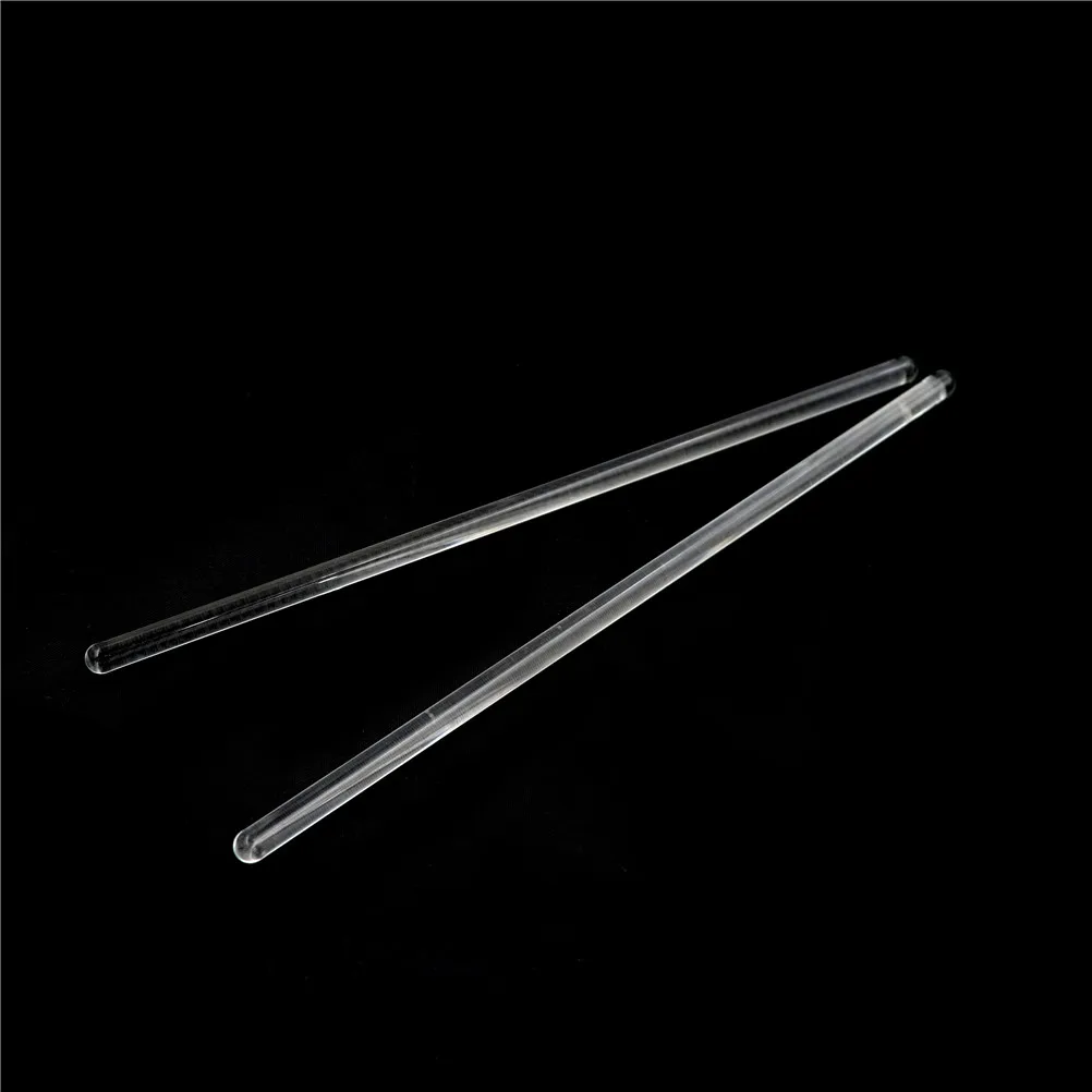 2 Pcs 6*200 Millimetri di Vetro Asta di Agitazione per Uso di Laboratorio Mescolando Agitatore Laboratorio 150 Mm X 5 Mm di Scuola Trasparente di Vetro Burette Miscelatore Commercio All'ingrosso
