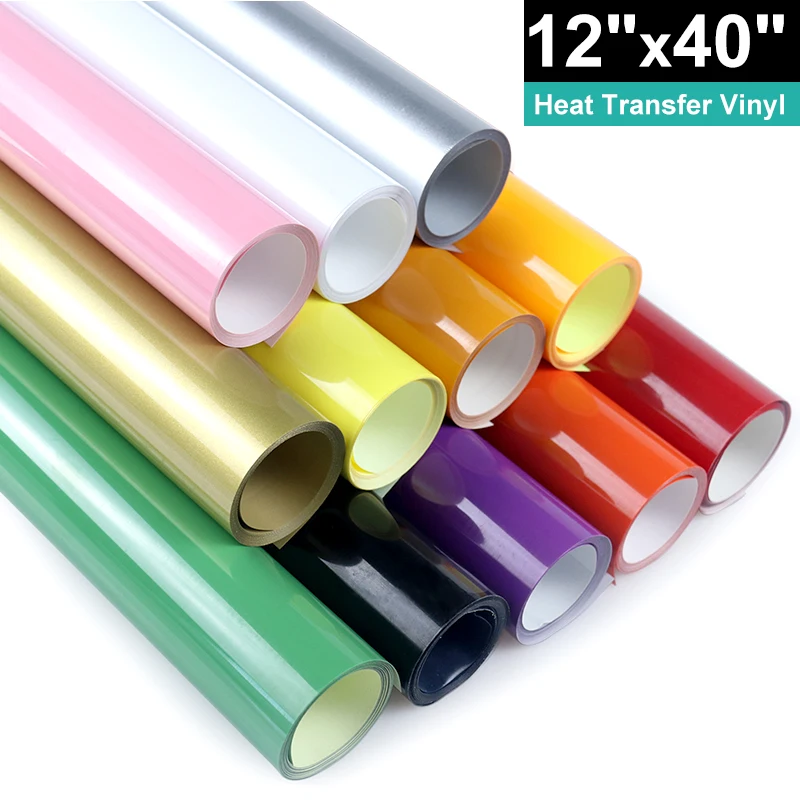 Miễn Phí Vận Chuyển 1 Cuộn 12 "X 40"/30.5cmx2 0/25/50/100/150cm Pu Truyền Nhiệt Vincy Áo Thun Hoa Văn Sắt Trên HTV In