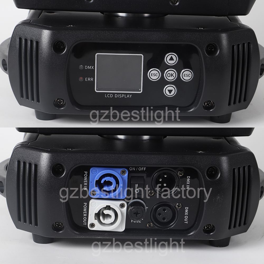 LEDスポットライト,200可動ヘッド,高輝度,Bsw 200, 3in 1