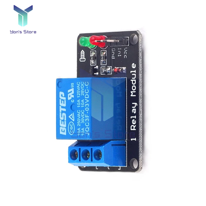 Módulo de relé de 3V, 3,3 V, 1/2/4 canales, disparador de bajo nivel, relé iluminado con salida de relé de lámpara, módulo de relé de 4 vías para Arduino