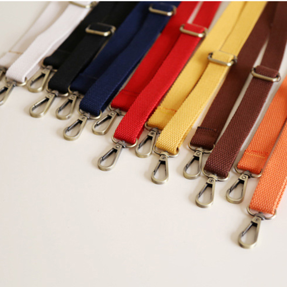 130 cm Canvas Verstellbarer Taschengurt Unisex Mode Ersatz Candy Color Tasche Schultergurt Gürtel Reine Farbe Taschenzubehör