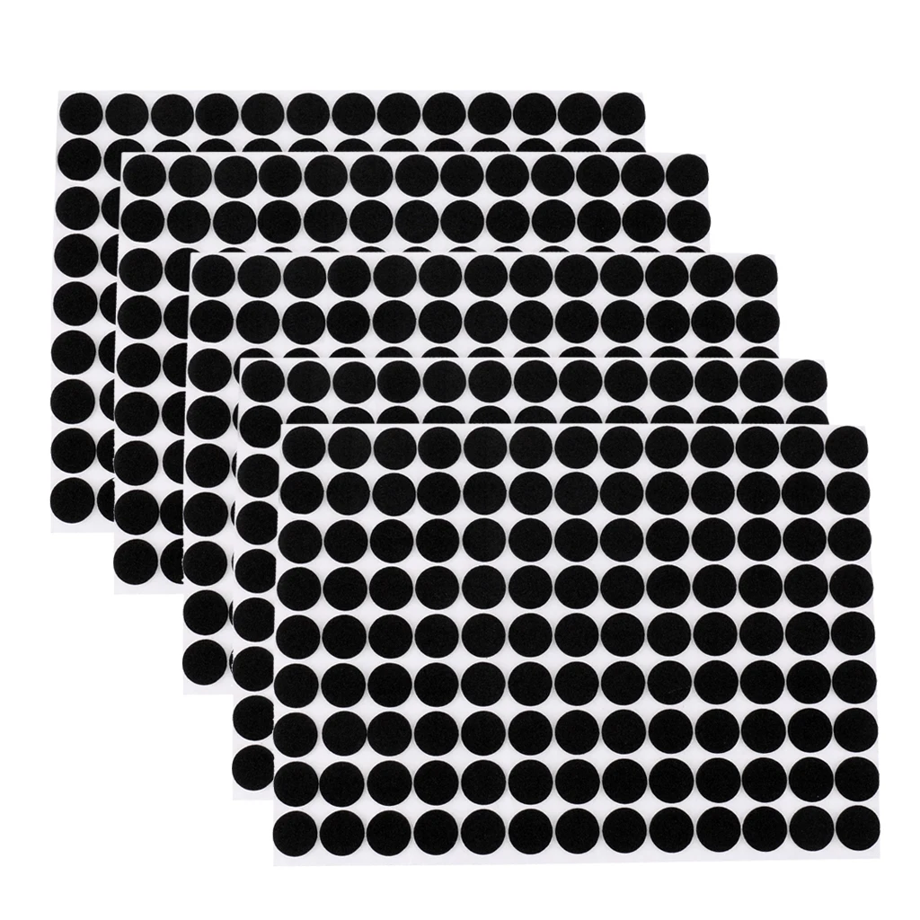 5 Sheets Anti-Scratch Rubber Furniture Protection Pads Self Adhesive Floor Cushion Protectors