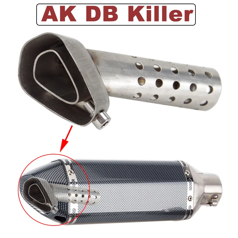 57Mm * 40Mm Xe Máy Xả Hút Thoát DB Kẻ Giết Người Có Thể Điều Chỉnh Giảm Thanh Giảm Tiếng Ồn Âm Thanh Eliminator Cho Akrapovic
