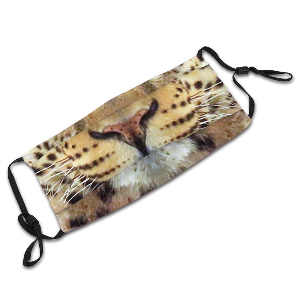 African Leopard Face Photo Facemask หน้ากาก DIY ล้างทำความสะอาดได้ Pm2.5ปากยอดนิยม Leopard Facemask Face เสือดาวเสือดาวเสือดาว