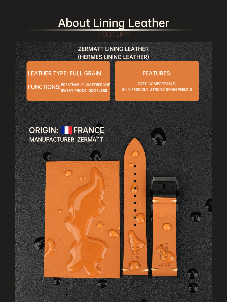 MAIKES 手作り時計バンド バタフライ バックル 植物タンニンなめし牛革 イタリア製 クイック リリース ブレスレット バンド 時計ストラップ