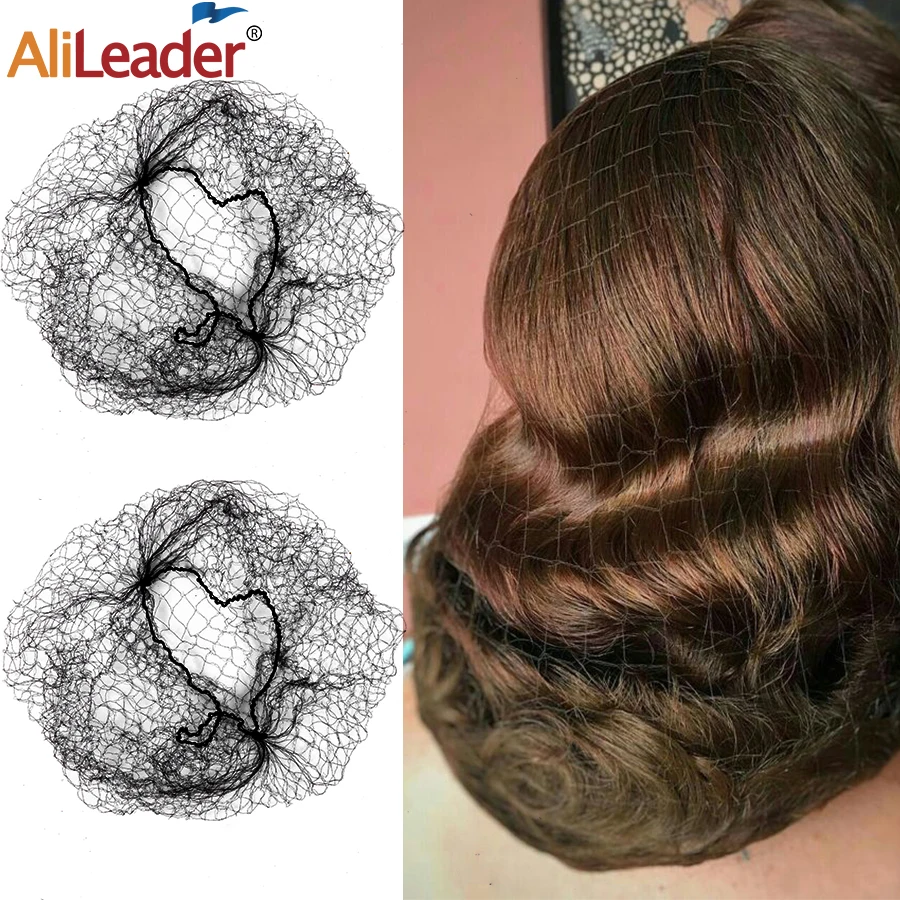 Tóc Lưới Thun Hairnet Đen 30 60 90 Chiếc Vô Hình Mắt Lưới Nhỏ Cho Búi Tóc Nữ Y Tá Kiểu Tóc Xả Tóc phụ Kiện