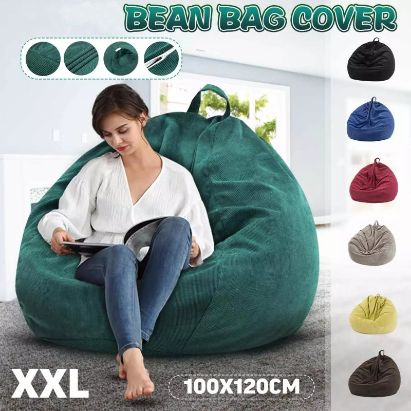 10 cores preguiçoso sofás capa cadeiras grande com forro interno quente veludo espreguiçadeira assento saco de feijão pufe puff sofá tatami sala estar