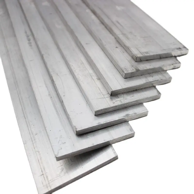 Striscia di piastra a barra piatta in alluminio Lamiera di metallo in lega di alluminio Blocco CNC Mulino solido Stock 6061