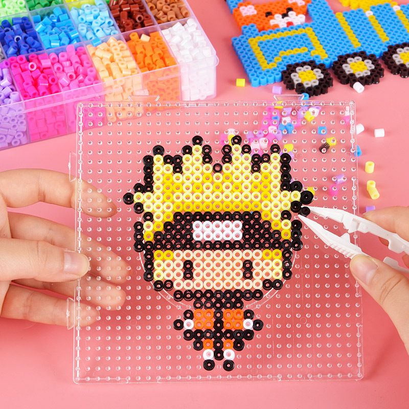 2,6mm 24/48 farben Hama perlen Bildung Eisen perlen 3D puzzle Perlen lroning Garantie perler Sicherung perlen diy spielzeug miçangas