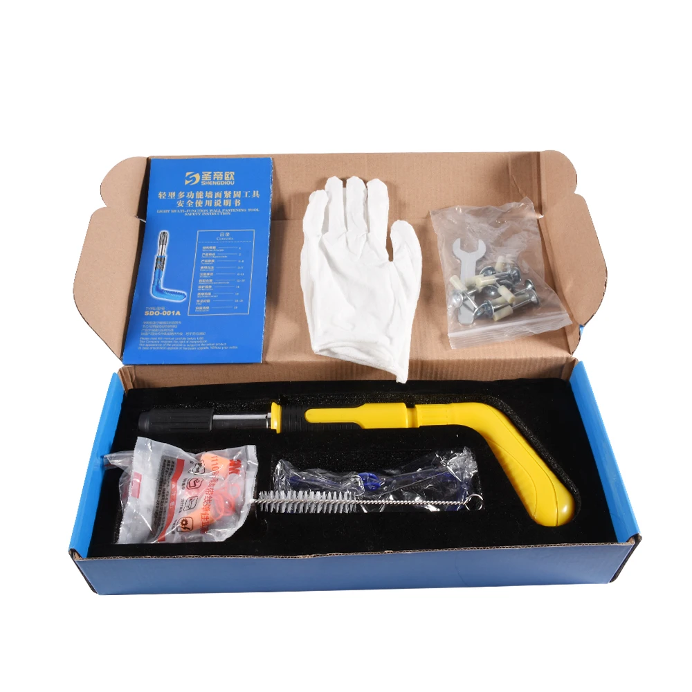 เครื่องมือด้วยตนเองเหล็กเล็บปืน Rivet เครื่องมือ Wall Anchor ลวด Slotting อุปกรณ์ตกแต่ง Rivet Gun Tufting ปืนนิวเมติกเครื่องมือ