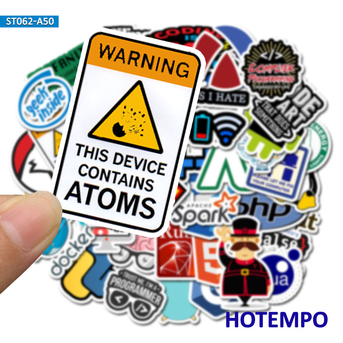50 Piezas, Lenguaje de programación, Geek de Internet, Programador Pegatinas, para el teléfono, Scrapbook, coche, moto, bicicleta, equipaje, monopatín, guitarra, casco, Portátil Pegatinas, Juguetes