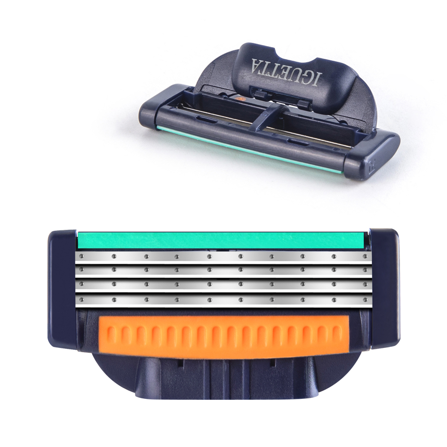 Quality Men Razor Blades Germany Stainless Steel Blade Comfortable Shaving Compatible Gillette Mach 3 Shaver Replacement Head