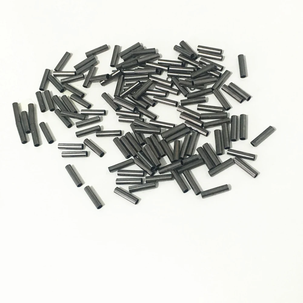 50-100 Cái/lốc Thép Không Gỉ Dây Câu Cá Nhôm Lọn Uốn Tay Ống Đồng Dây Ống Lọn Uốn Tay Câu Cá Chống Phụ Kiện