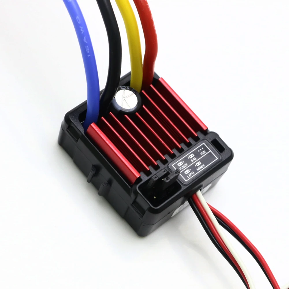 HobbyWing QuicRun 1060 60A Brushed Electronic Speed Controller ESC สําหรับ 1:10 RC รถกันน้ําสําหรับ RC รถ