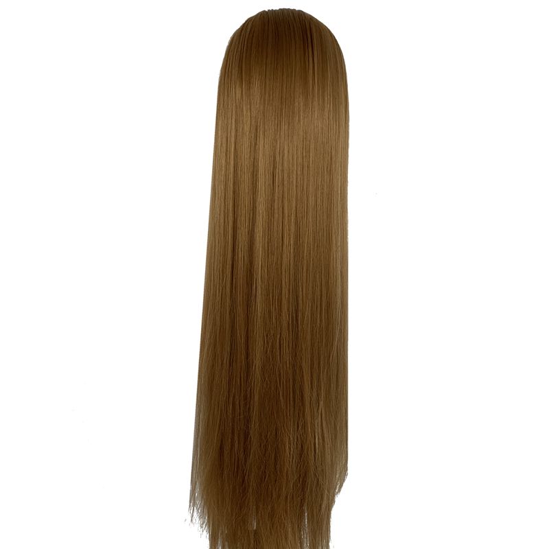 75 cm Glattes Haar Friseur Synthetische Ausbildung Mannequins Kopf Für Make-Up Haar flechten Praxis Salon Kopf Styling Werkzeug