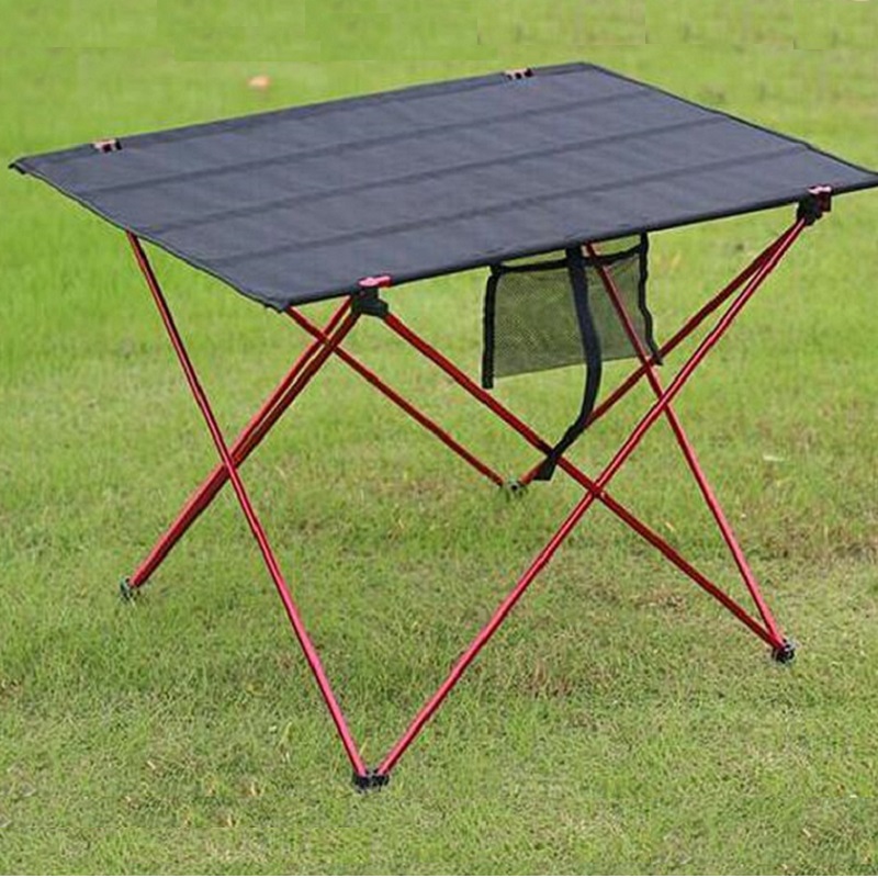 Mesa de acampamento portátil Mesa dobrável de liga de piquenique