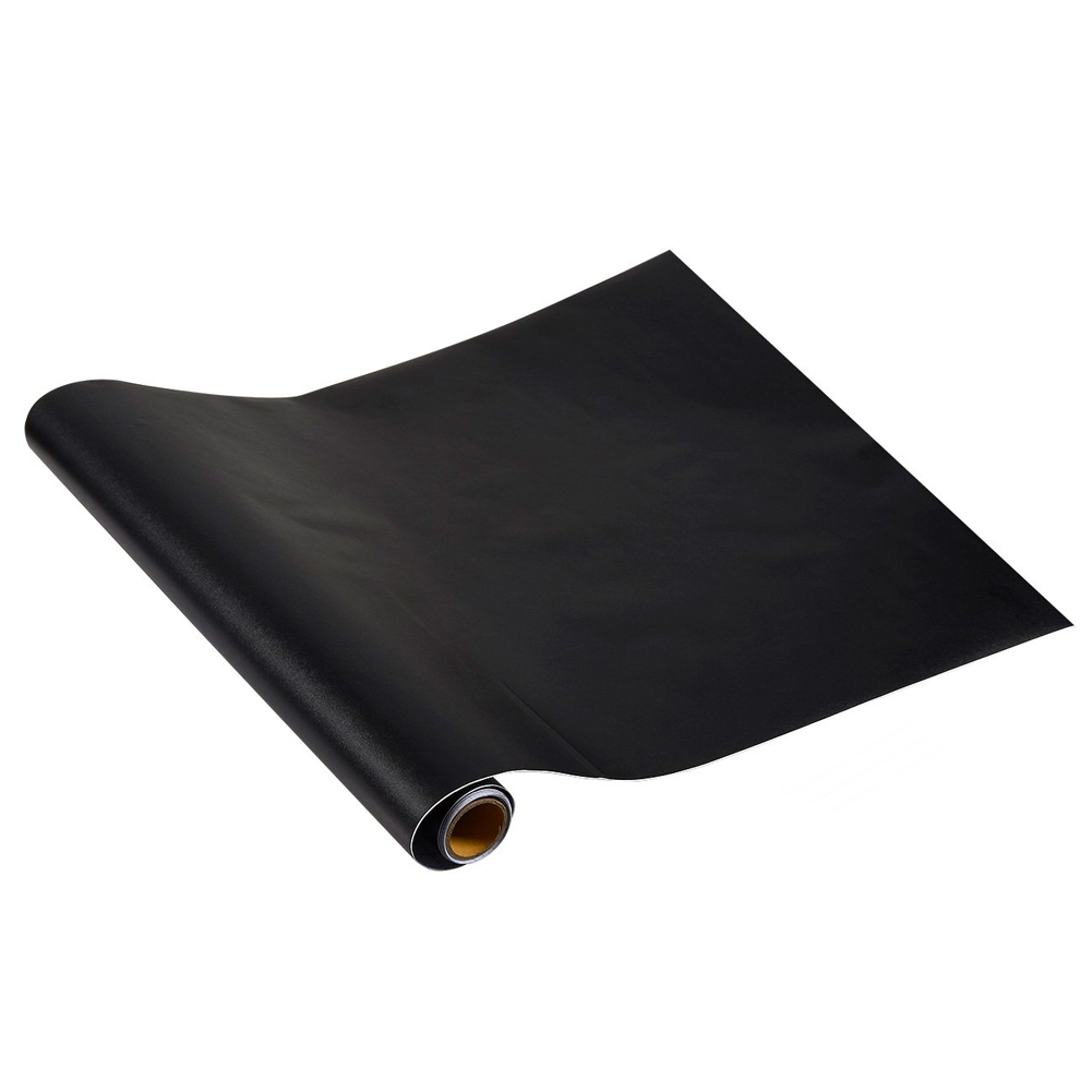 Tableau noir multifonctionnel réutilisable en PVC, Roll Up, PerfecSelf Adhesive Drawing Painting Board, Black and White Board