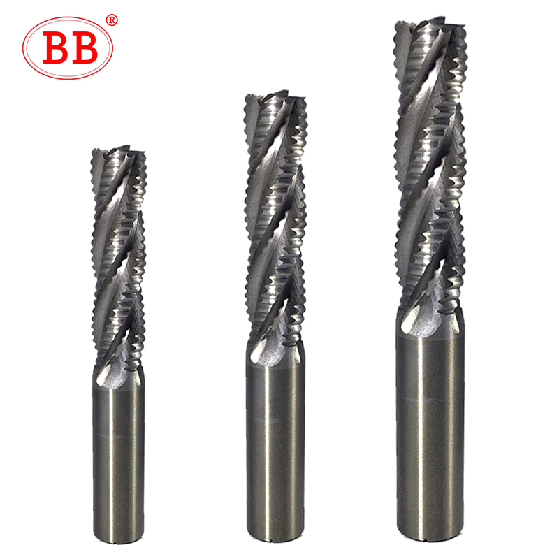 BB fraise à bois, 4 cannelures, 5mm à 45mm, lame de scie, usinage du métal, pouces et Iso 6mm, 8mm, 10mm, 12mm, 16mm