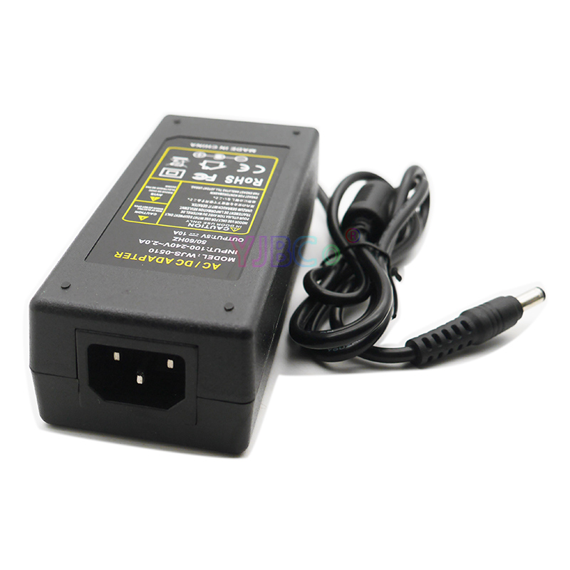 Großhandel Led Power Adapter DC 5V 10A LED Netzteil AC100-240V eingang led-treiber stecker Für led streifen lampen band beleuchtung