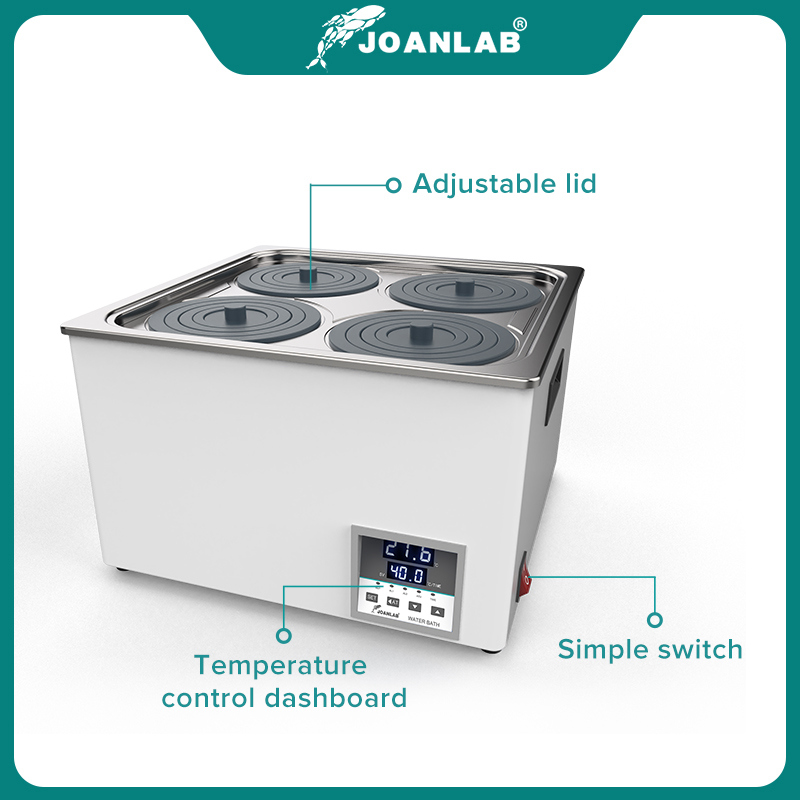 JOANLABラボウォーターバス恒温デジタルディスプレイヒーターラボ機器サーモスタットタンクシングルホール110v220v
