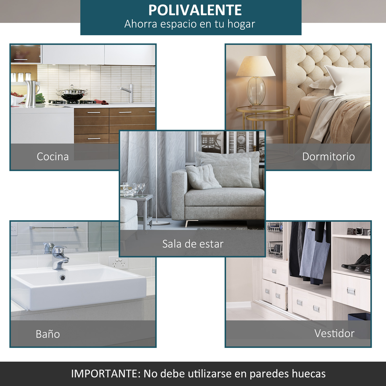 HOMCOM 6FT/183cm Herraje para Puerta Corredera Kit de Accesorios Corrediza de Madera con Guía de Suelo Riel de Acero al Carbono