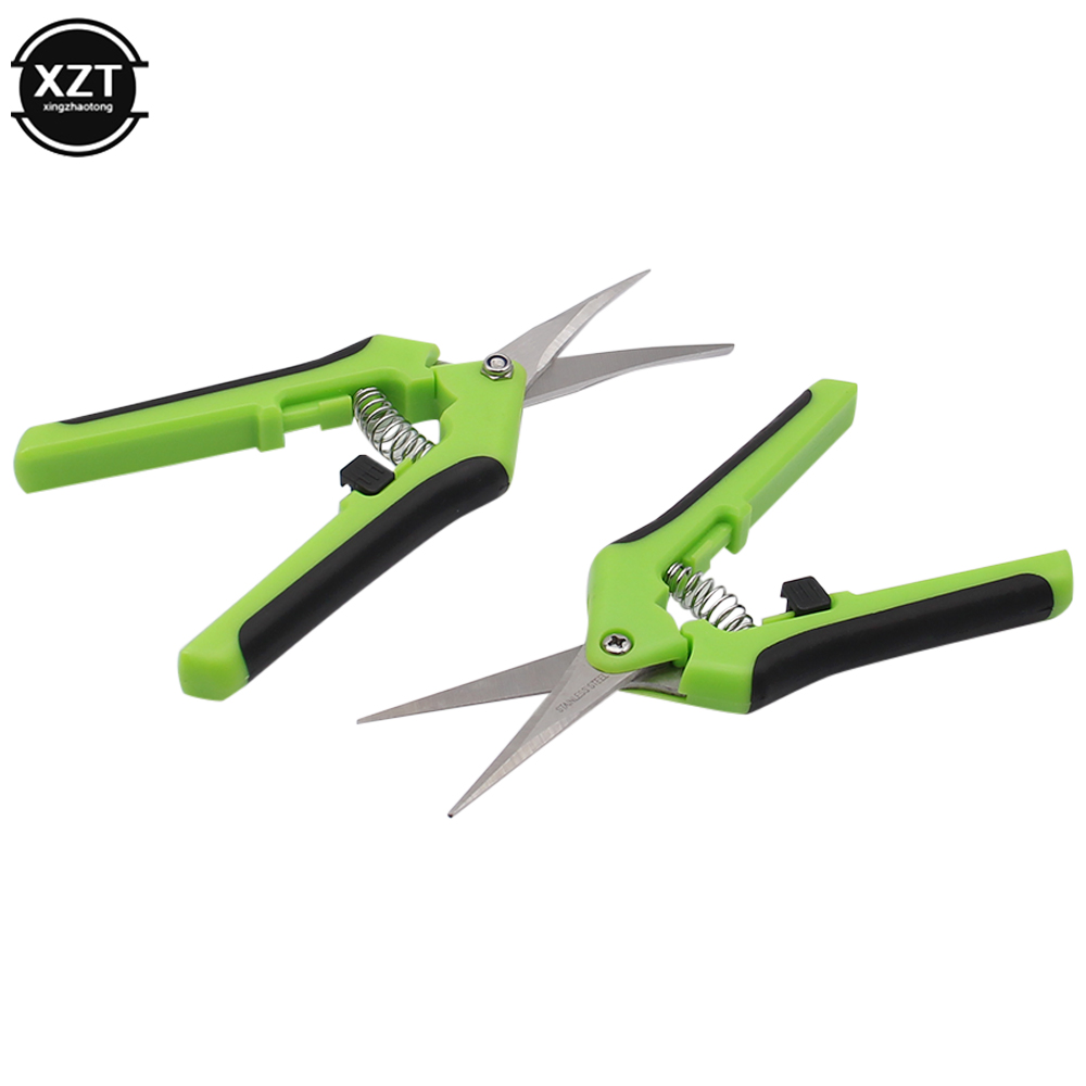 Tijeras para bonsái, herramientas de jardín, tijeras de Metal para jardinería, herramienta de poda, cortador manual, recogida de frutas, hierba, maceta para el hogar, 1 ud.